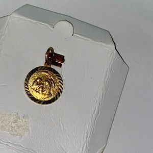 10k GOLD Religious Pendant